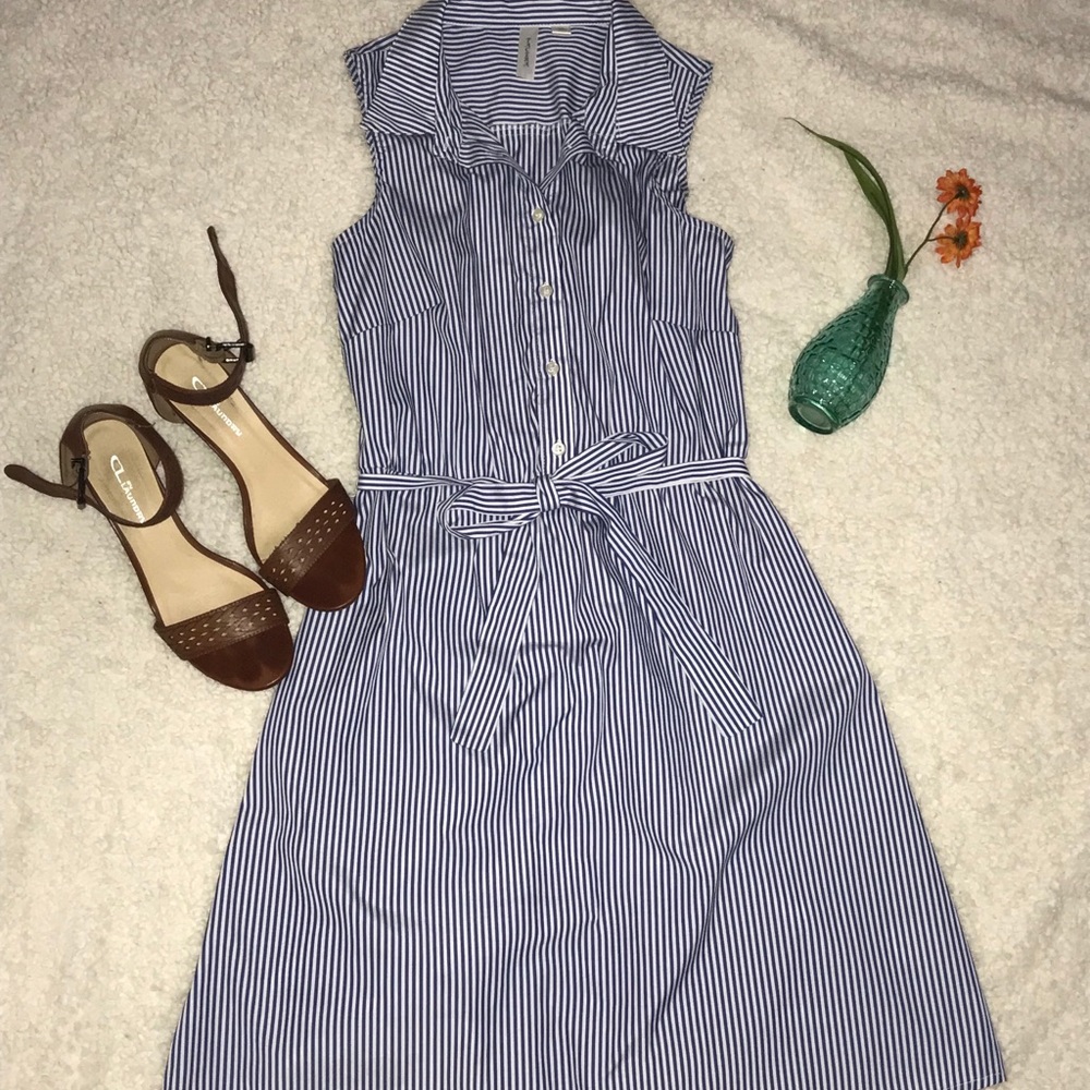 🔴Belted Shirt dress
